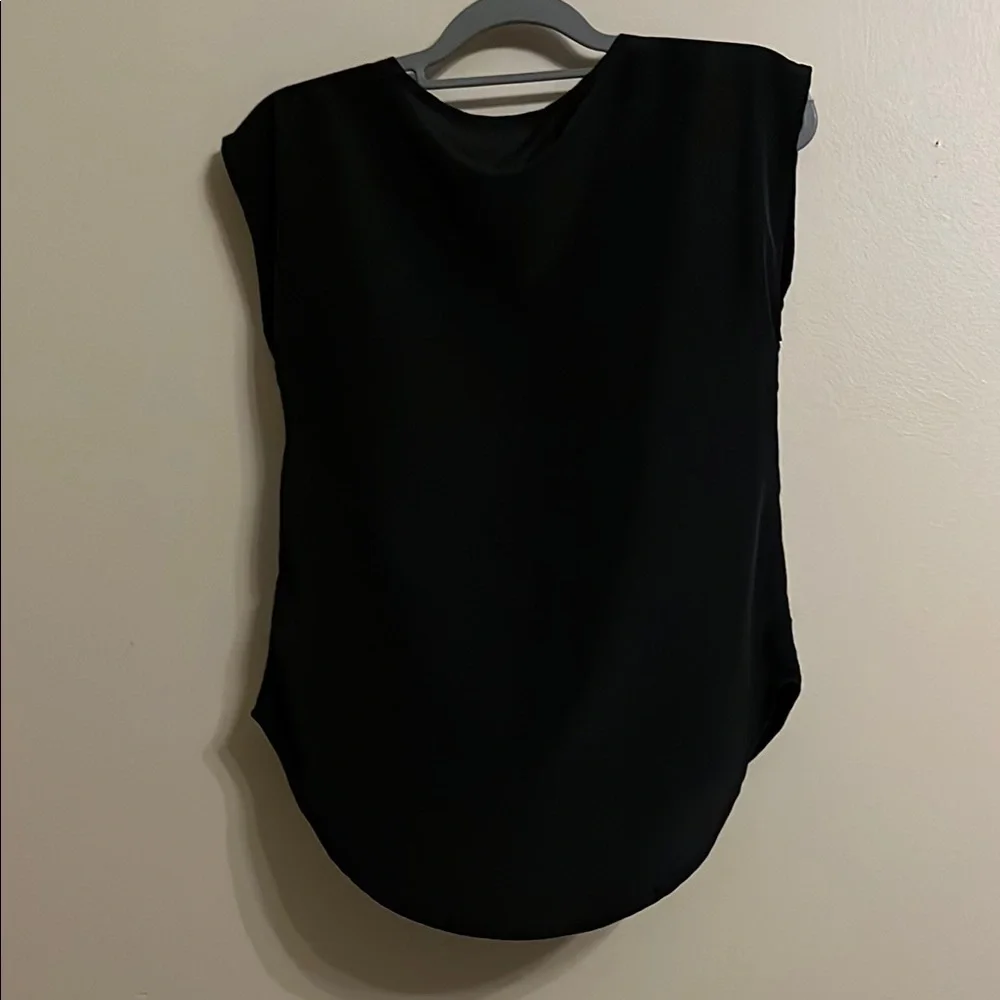 Sequin Aqua, Brown, Gold & Black Sequin Chevron Top - Picture 5 of 5